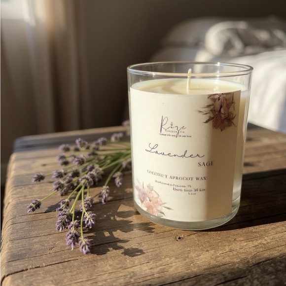 Rize Candle Co Other - Lavender Sage Scented Candle